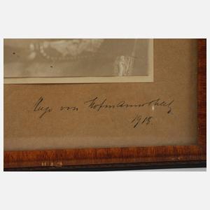 Autograph Hugo von Hofmannsthal