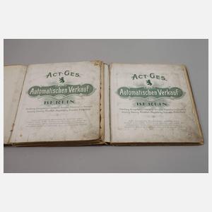 Drei Alben Kaufmannsbilder