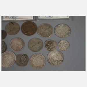 Konvolut historische Münzen