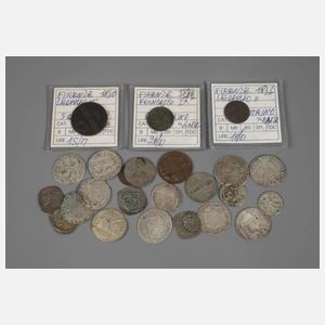 Konvolut historische Münzen