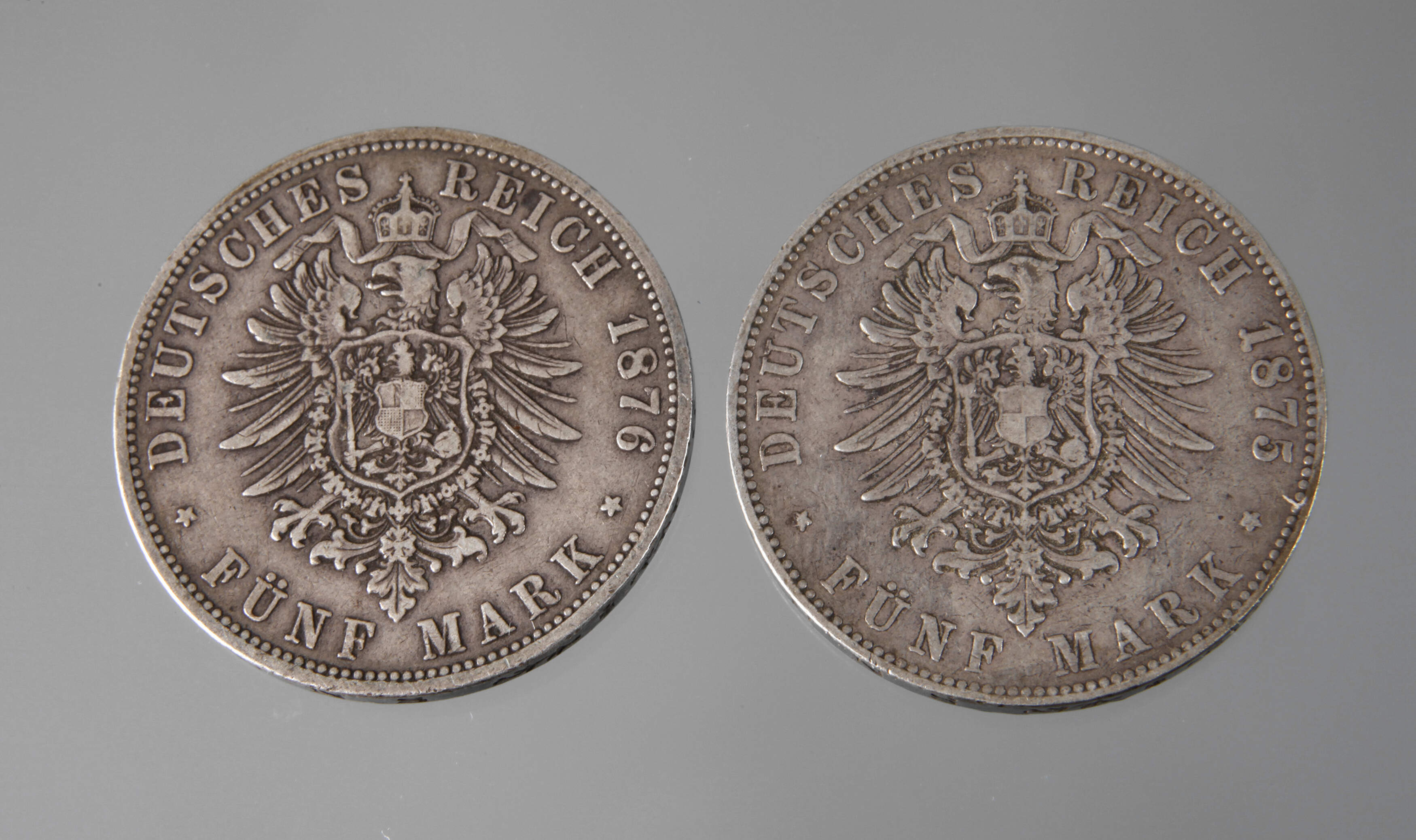 Zwei Münzen Kaiserreich