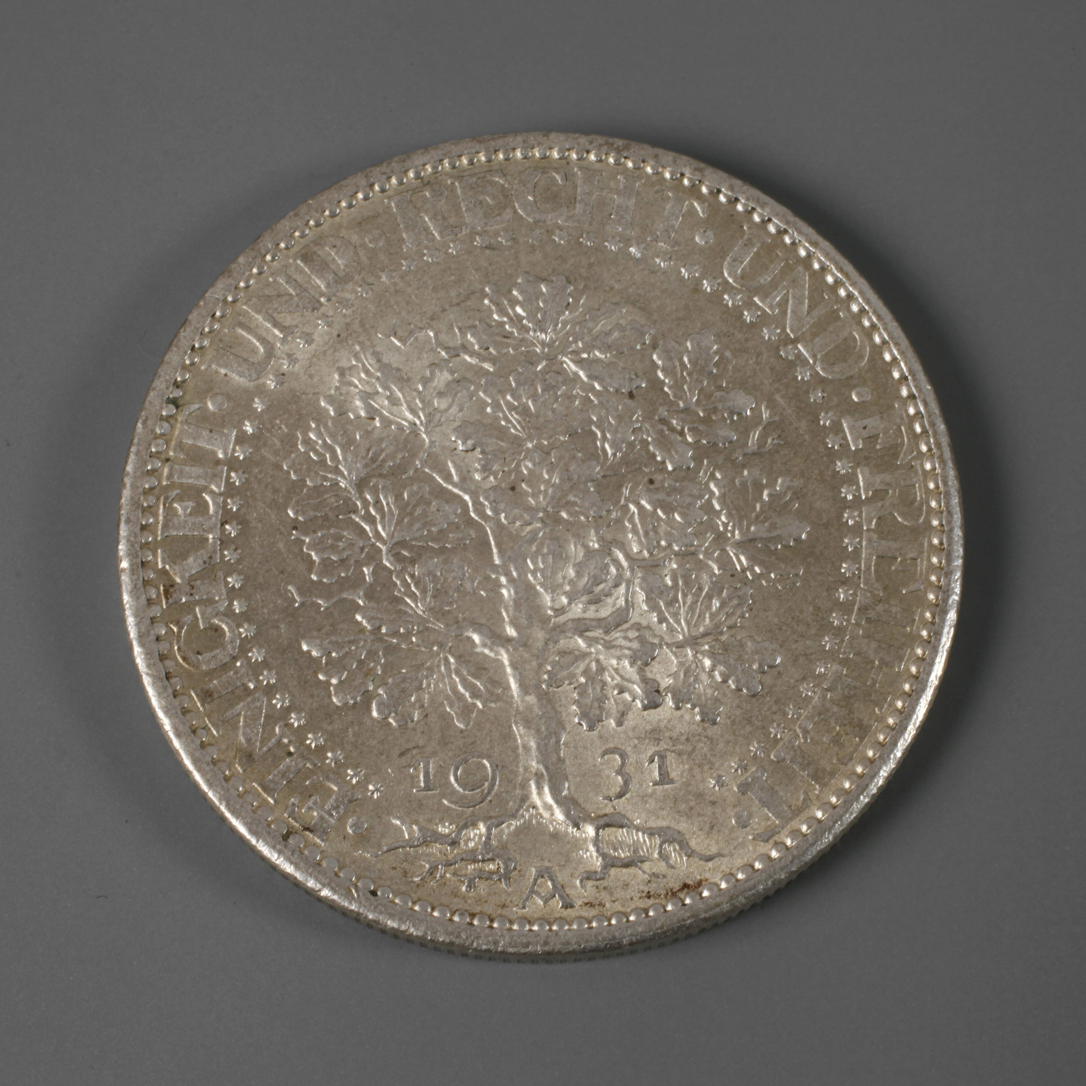 Fünf Reichsmark Eichbaum