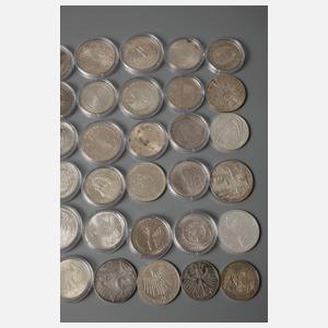 Konvolut Silbermünzen BRD