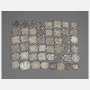 Konvolut Silbermünzen BRD