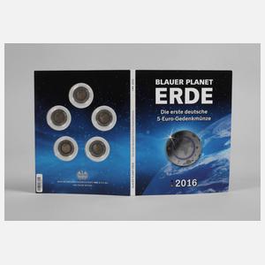 Konvolut Euromünzen "Blauer Planet"