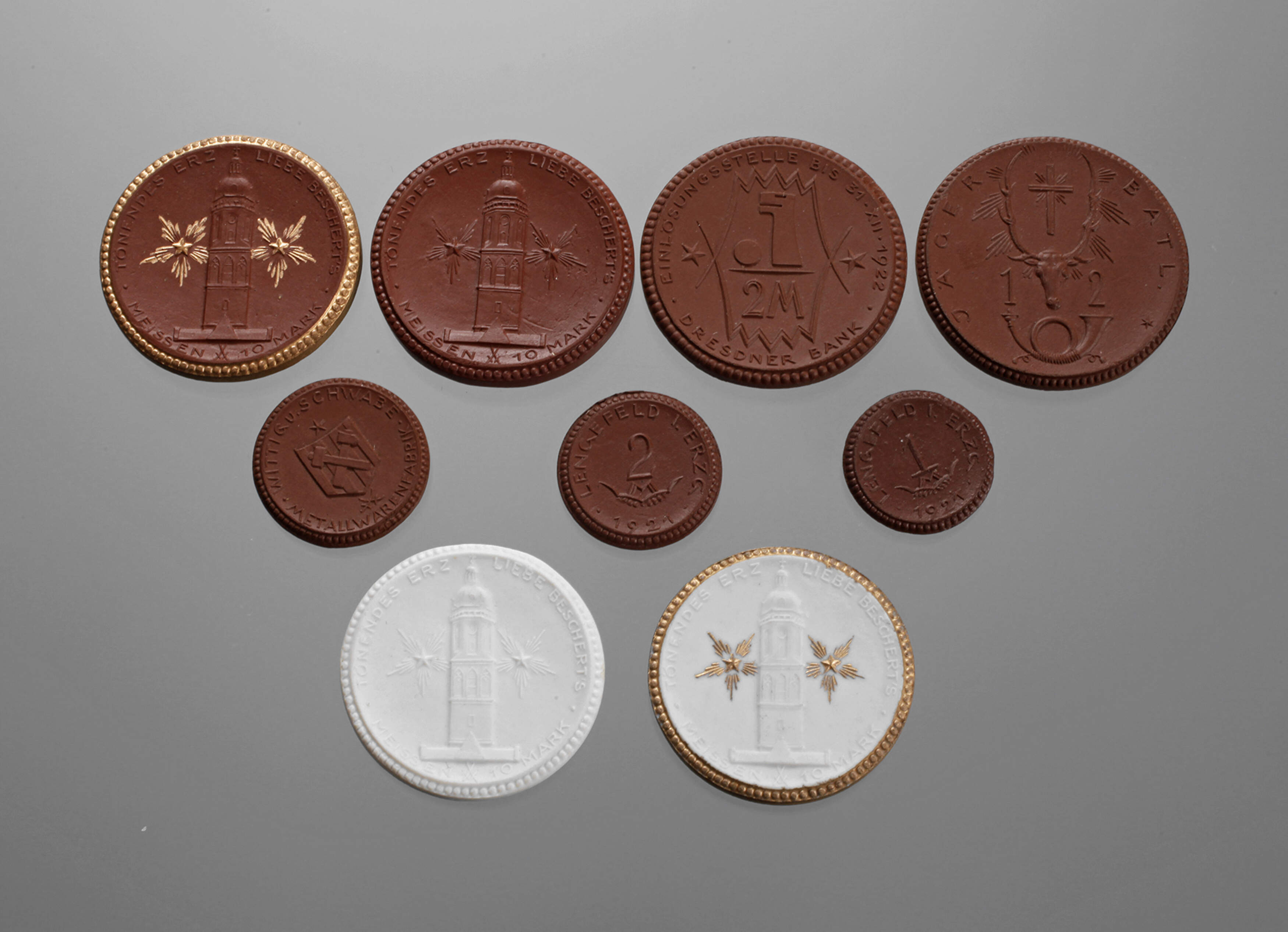 Konvolut  Medaillen Meissen