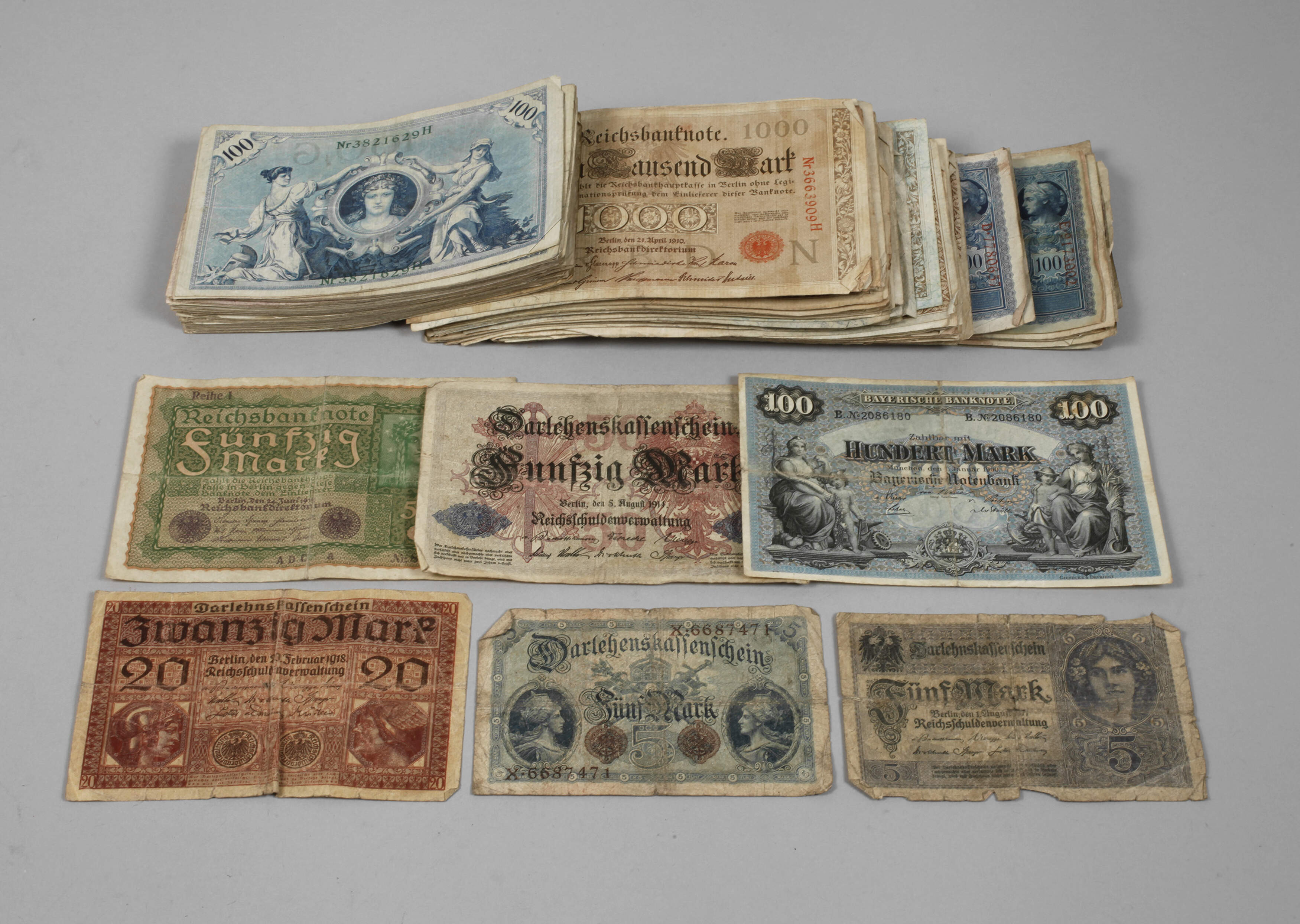 Konvolut Geldscheine