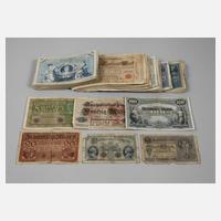 Konvolut Geldscheine111