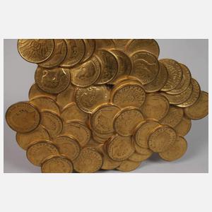 Briefbeschwerer aus 20 Reichsmark-Münzen
