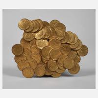 Briefbeschwerer aus 20 Reichsmark-Münzen111