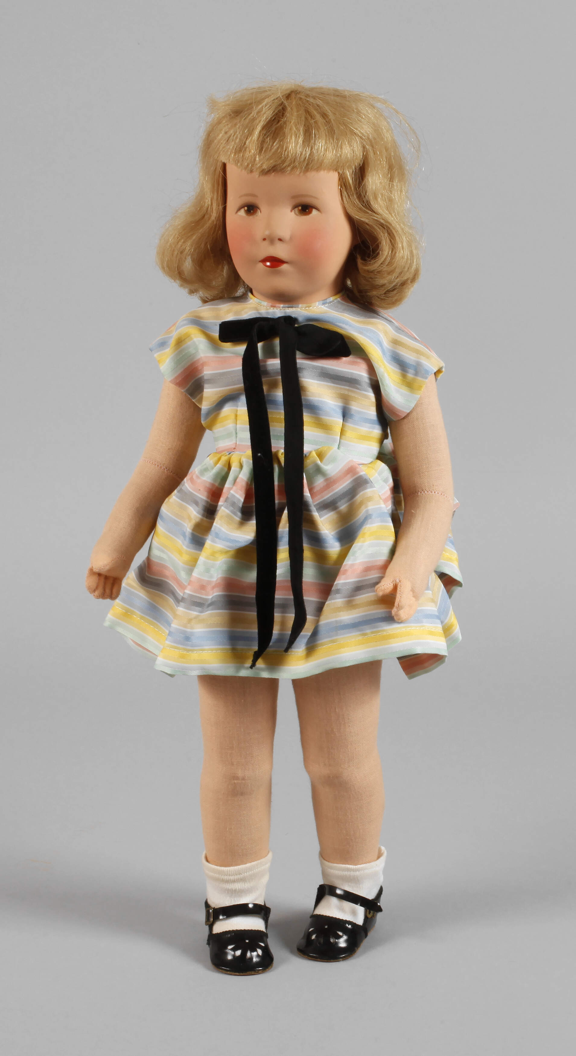 Käthe Kruse Puppe als Mädchen mit Originalkarton