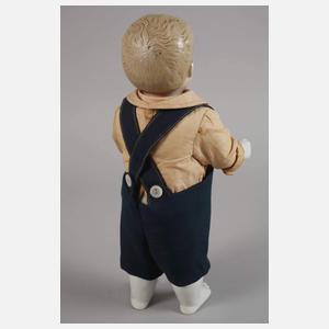 Große blonde Badepuppe mit Kleidung