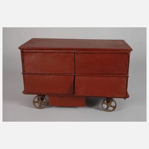 Zirkuswagen mit Massetieren