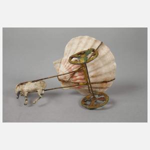 Georg Heyde Ziegenkutsche mit Muschelschale