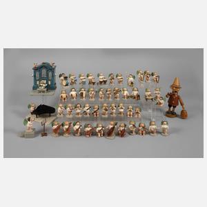 Wendt & Kühn große Engelkapelle mit Spieldose