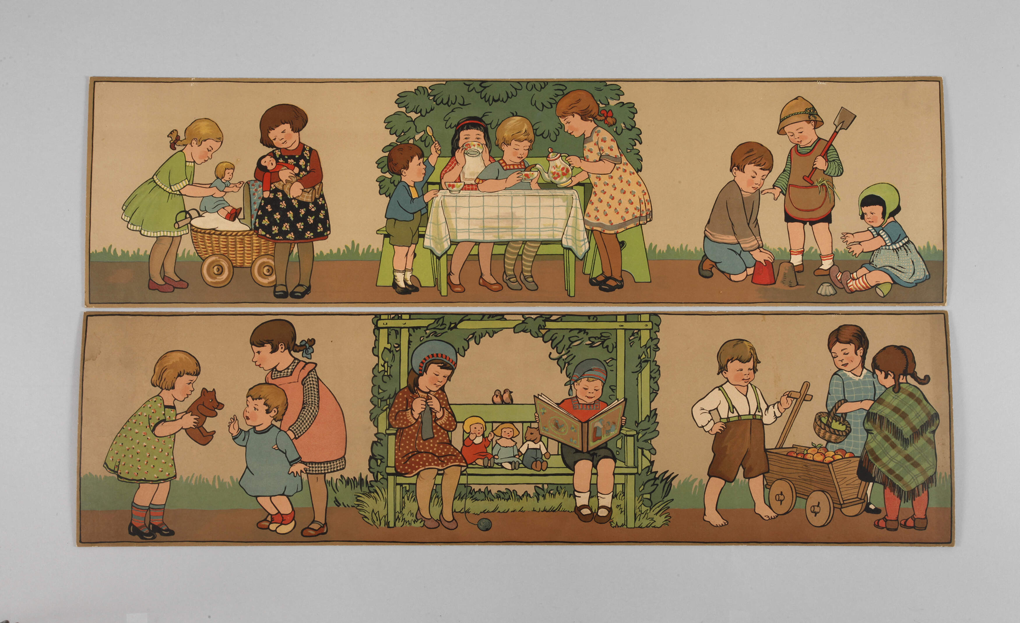 Paar Kinderbilder nach Gertrud Caspari