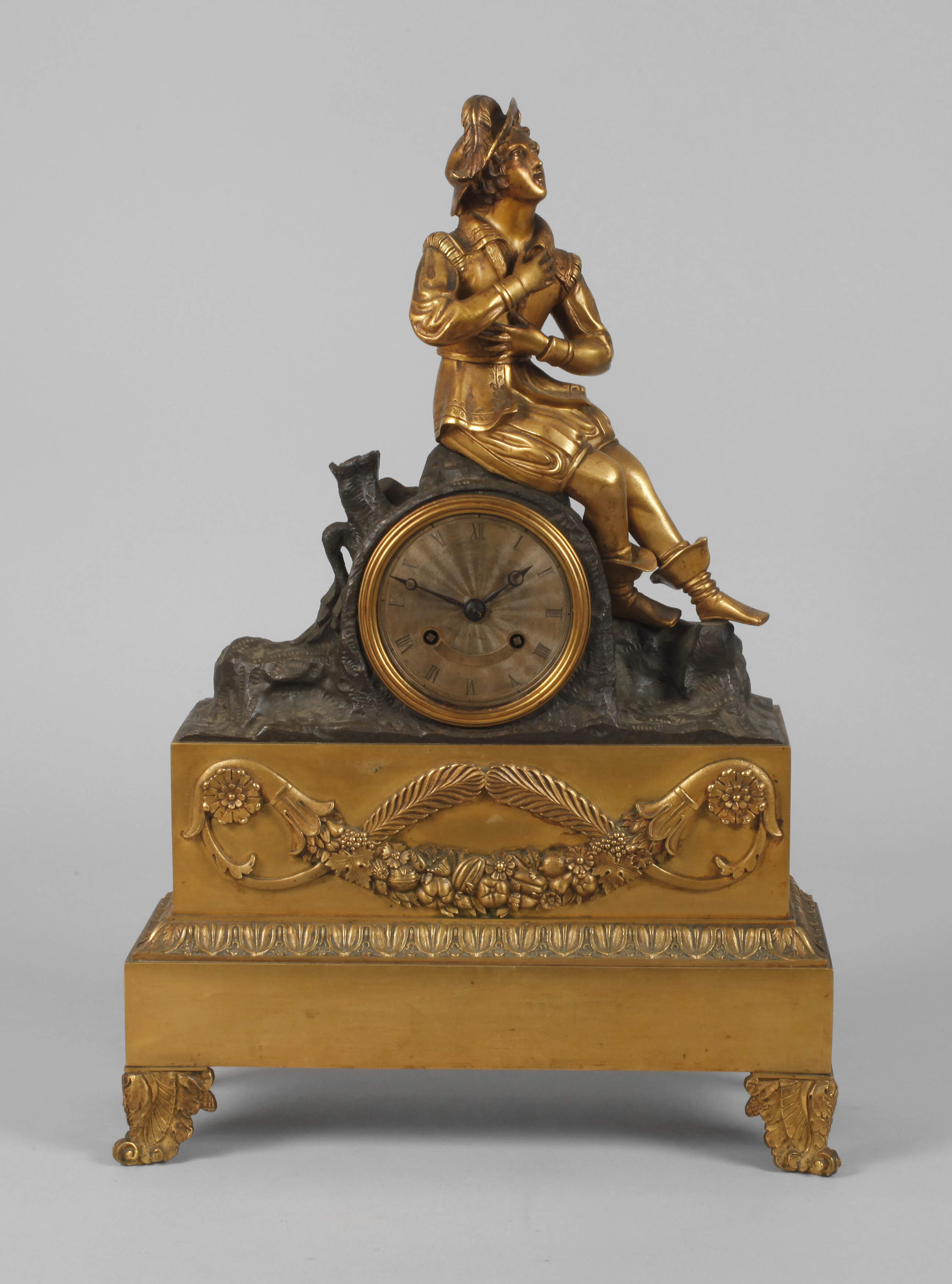 Figurenpendule Bronze