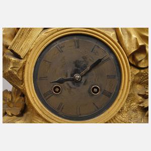 Große Figurenpendule Bronze