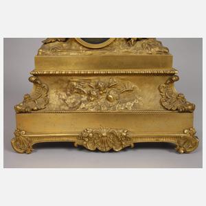 Große Figurenpendule Bronze