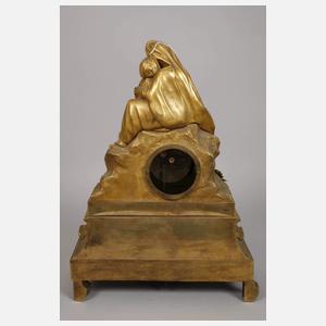 Große Figurenpendule Bronze