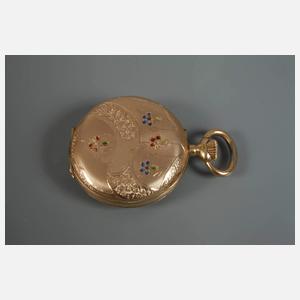 Damen-Taschenuhr Gold