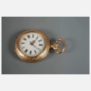 Damen-Taschenuhr Gold