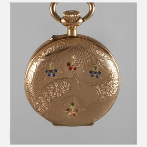 Damen-Taschenuhr Gold