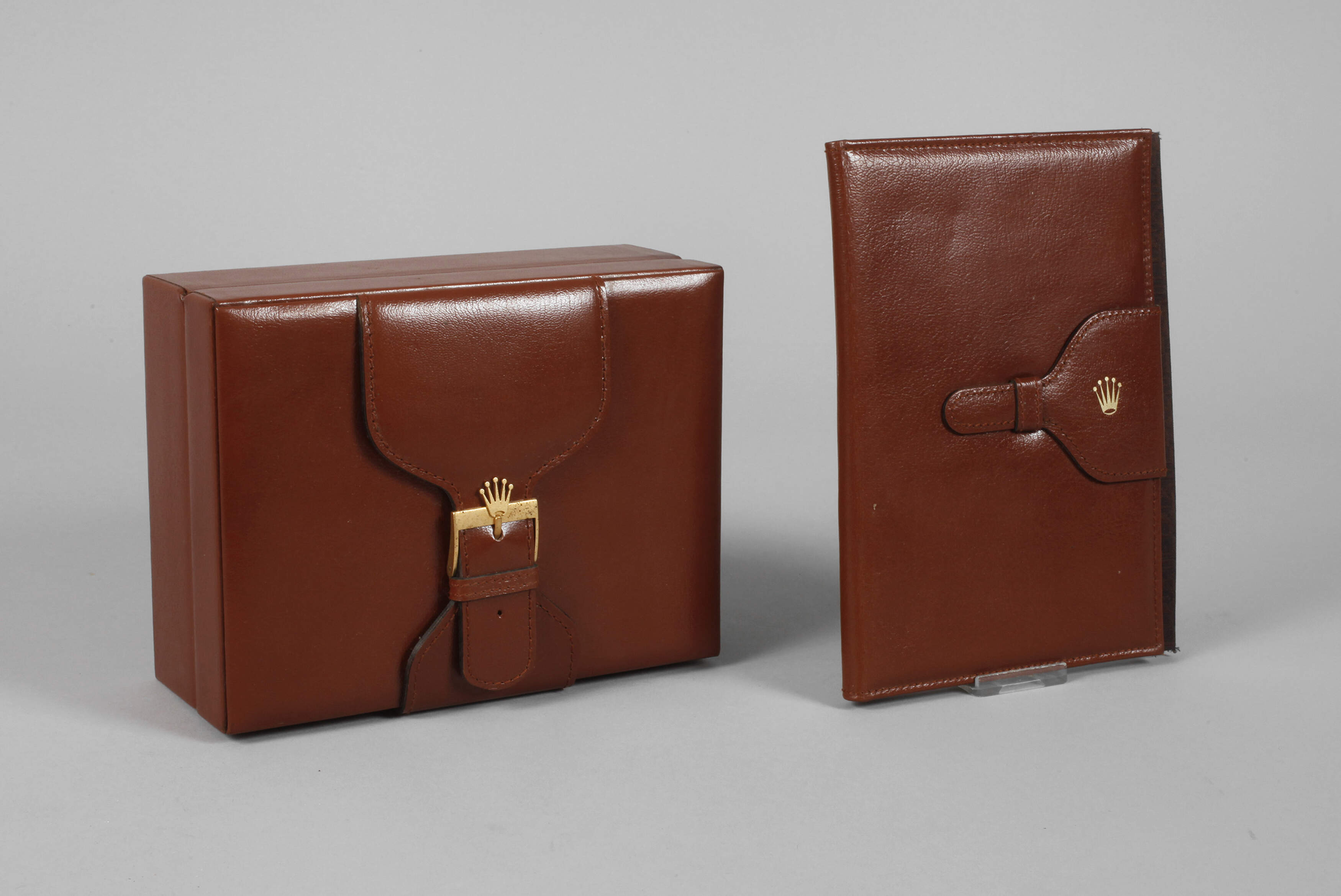 Rolex Uhrenbox und Lederetui