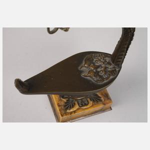 Taschenuhrenhalter Bronze