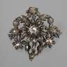 Historismusbrosche mit Diamanten