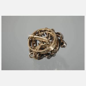 Prachtvolle Diamantbrosche