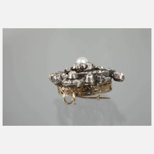 Prachtvolle Diamantbrosche