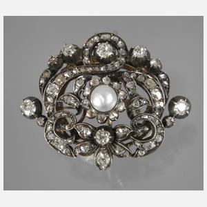 Prachtvolle Diamantbrosche