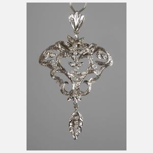 Prunkvoller Brillantanhänger