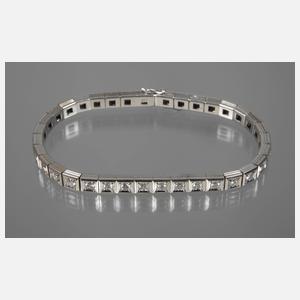 Feines Armband mit Brillantbesatz