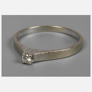 Damenring mit Brillant