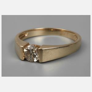 Damenring mit Brillant
