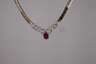 Collier mit Rubin und Brillanten