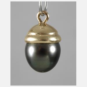 Anhänger mit grauer Perle