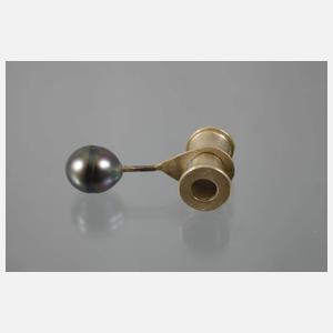 Anhänger mit grauer Perle