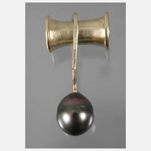 Anhänger mit grauer Perle