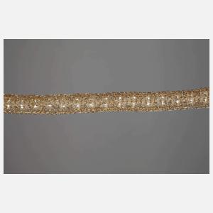 Schlauchkette mit Perlen