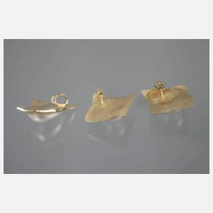 Schmuckset mit Perlentropfen