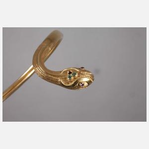 Halsreif als Schlange