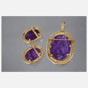 Schmuckset mit Sugilithen
