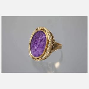 Schmuckset mit Sugilithen