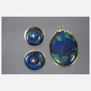 Schmuckset Azurit/Malachit