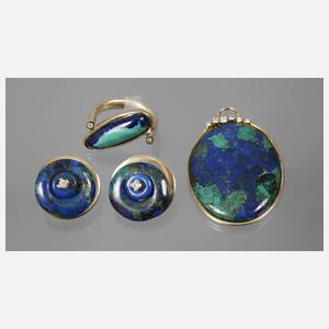 Schmuckset Azurit/Malachit