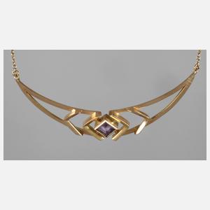 Collier mit Amethyst