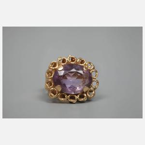 Damenring mit Amethyst